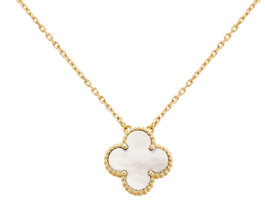 PEARLY CLOVER NECKLACES