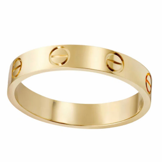 THIN BAND LOVE RING
