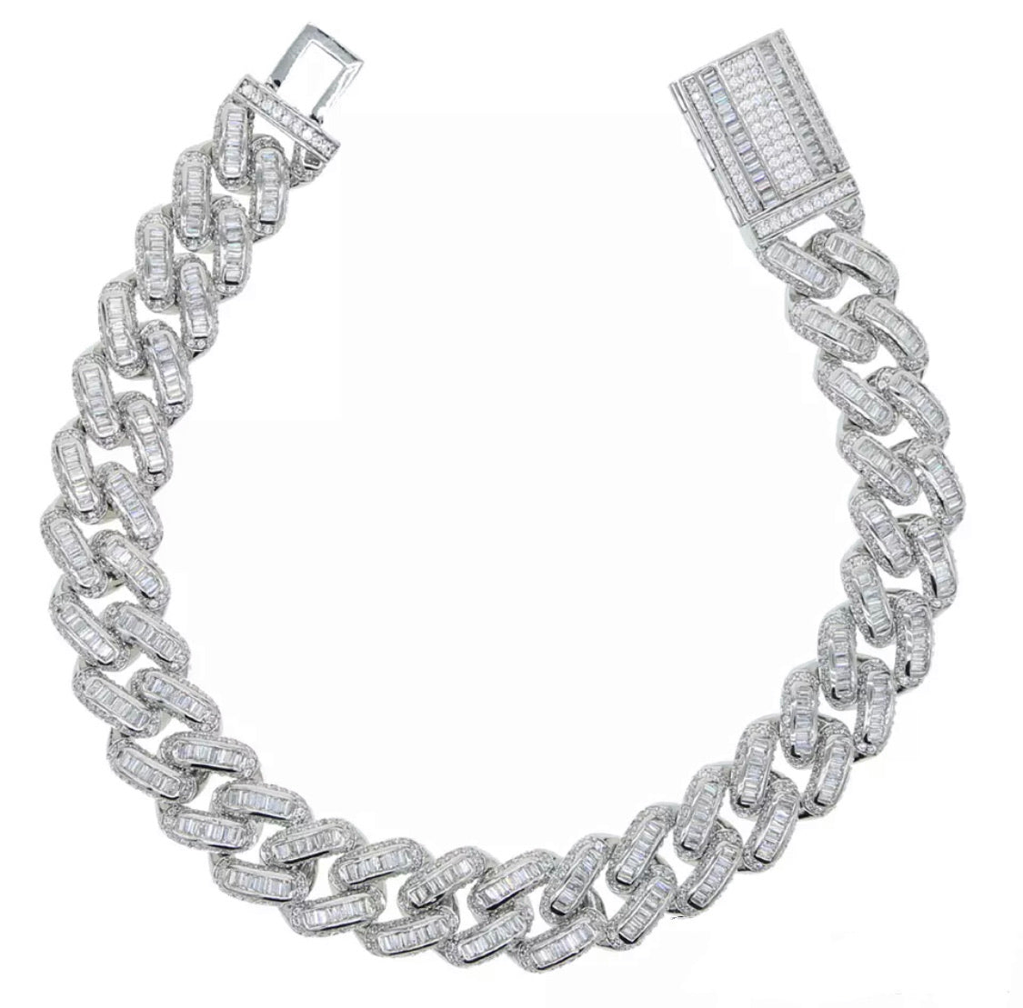 BAGUETTE CUBAN LINK ANKLET - FromBarbs Collections